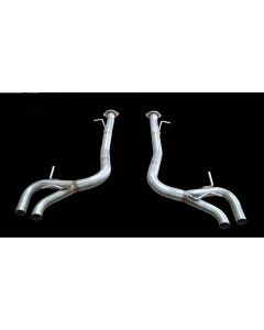 PPE Engineering Dual Mode Axle-back Exhaust Polished Round Tips for Lexus LC500 - 155003-P