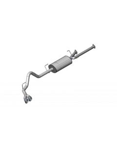 CORSA Performance 3.0" Catback Exhaust Single Side Exit with Twin 4.0" Polished Pro-Series Tips Toyota Tundra Double Cab/Crew Max 2007-2008- CORS-14577