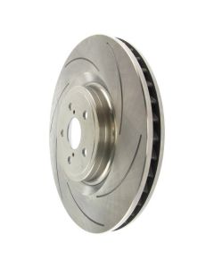 Centric C-TEK Rear Right Slotted Brake Rotor for Lexus RC F and GS F - 226.44193