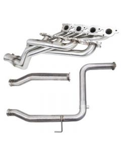 Kooks 1 7/8" x 3" Stainless Steel Long Tube Non-Emissions Headers w/3" x OEM Stainless Connection Pipes Toyota Tundra V8 | Toyota Sequoia V8 2014-2021- KOOK-4311H410