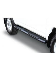 Go Rhino 415 Series SideSteps (Cab Length) - Textured black with Plastic End Caps Toyota 4Runner 2010-2021- GO R-67427T