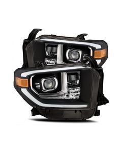 Toyota Tundra  PRO-Series Projector Headlights Black  2014-2020 Alpharex- ALPH-880779