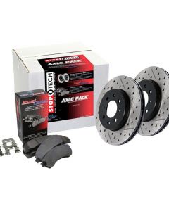 StopTech Street Axle Pack Drilled and Slotted Rear Lexus IS250 Rear 2014-2015 2.5L V6- 938.44565