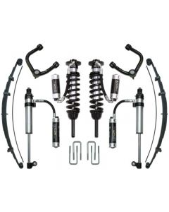 Icon Vehicle Dynamics 05-15 TACOMA 0-3.5"/ 16-UP 0-2.75" STAGE 9 SUSPENSION SYSTEM W TUBULAR UCA Toyota Tacoma Front and Rear 2005-2020- ICON-K53009T