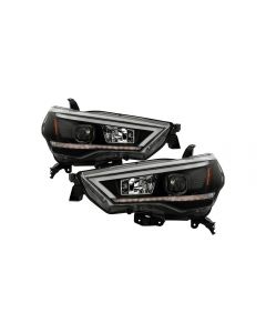 Spyder Auto Signature Projector Headlights w/ Sequential LED Turn Signal Toyota 4Runner 2014-2020- SPYD-PRO-YD-T4R14SI-SEQ-BK