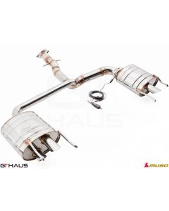 GTHaus Meisterschaft GTC (EV Control) Stainless Steel Axleback Utilizing OE Tips for Lexus IS-F 2008-2014 - LE0111600