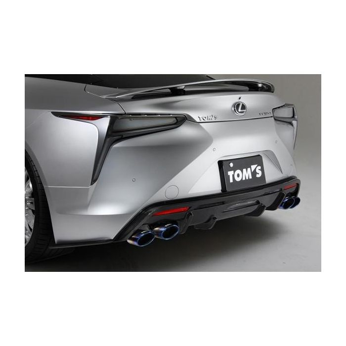 TOM'S Racing Stainless Axle Back Exhaust System (TOM'S Barrel/Titanium Tip)  for 2018+ Lexus LC500 - TMS-17400-TUZ10
